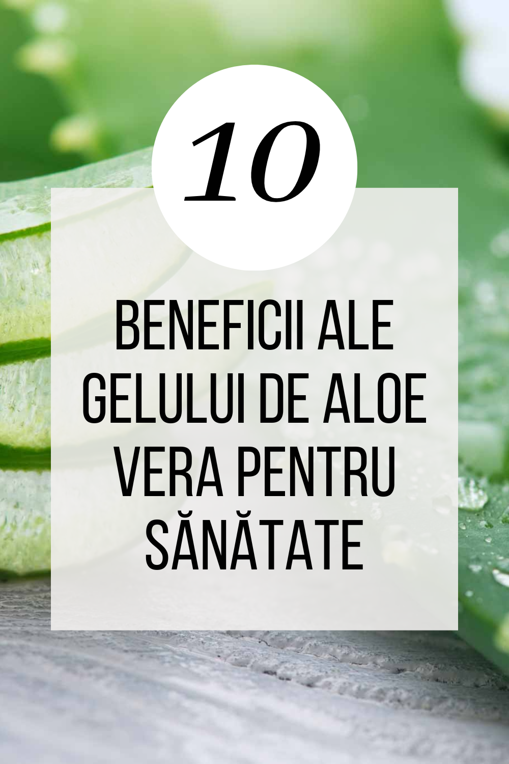 beneficii aloe vera pentru sanatate