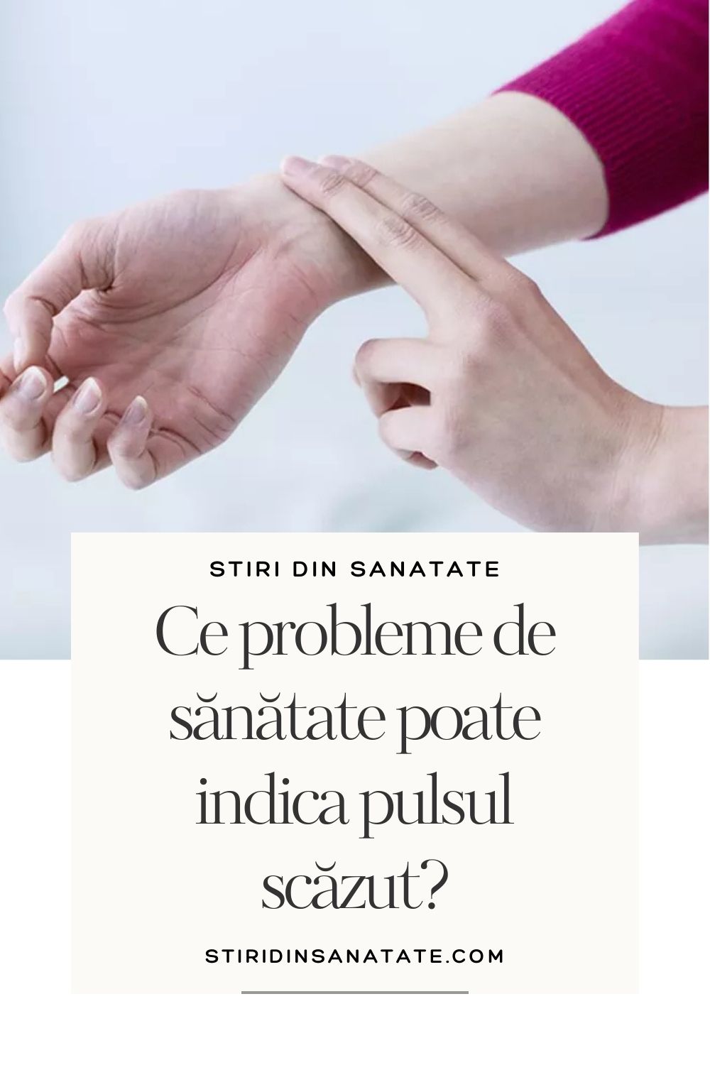 probleme de sanatate puls scazut